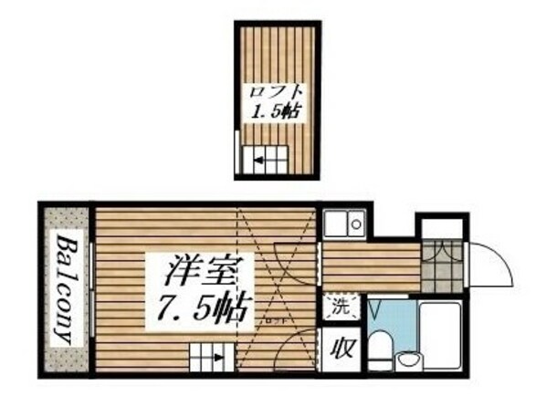 新大塚駅 徒歩8分 2階の物件間取画像